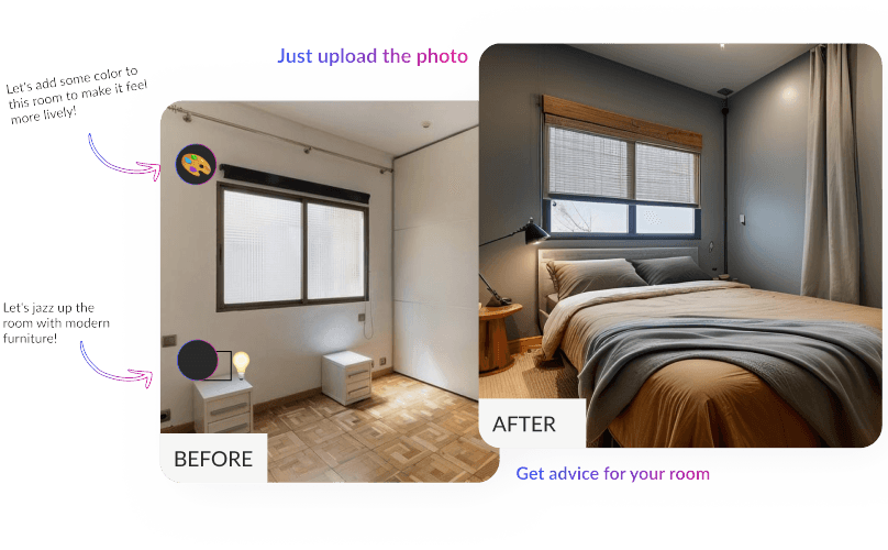 AI Interior Design App, Virtual Home Staging Software