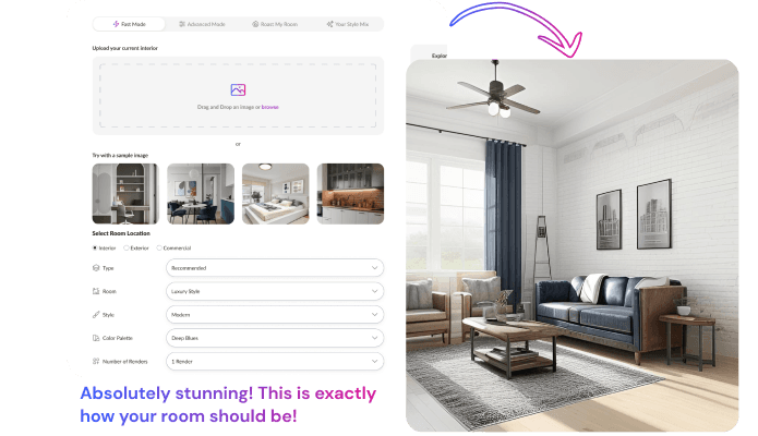 Save Time and Money using AI Interior Design 