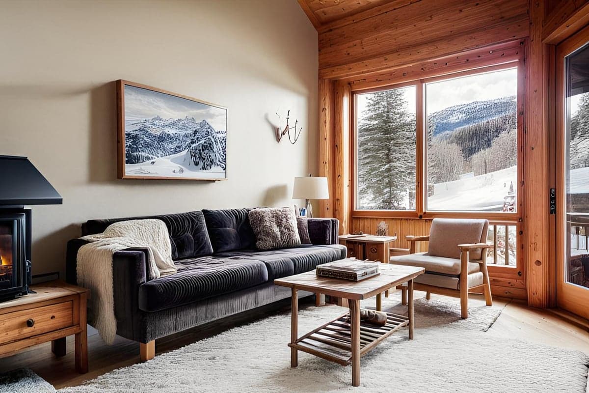 Ski Chalet Living Room Design Ideas example 6