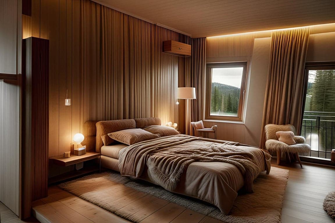 Ski Chalet Bedroom Design Ideas example