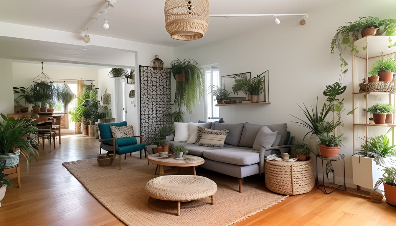 Bohemian Living Room Design Ideas example 10