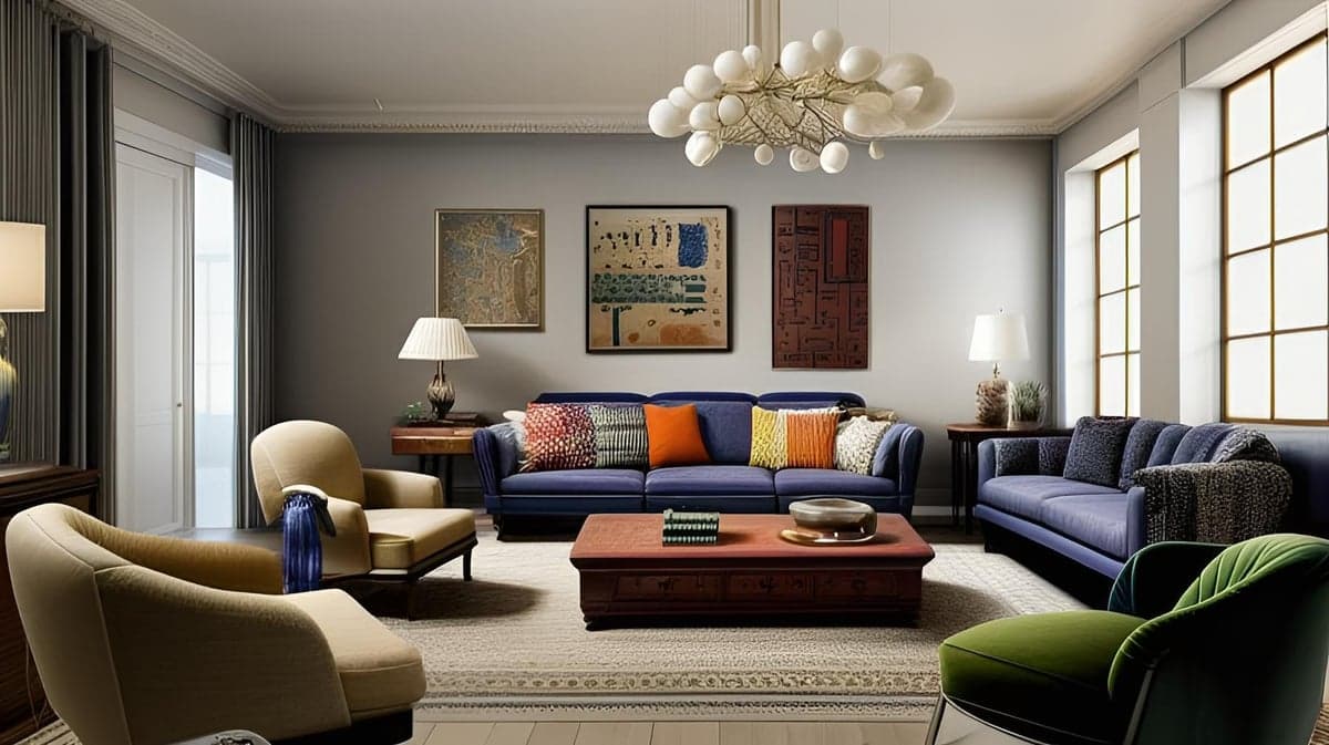 Eclectic Living Room Design Ideas example 8