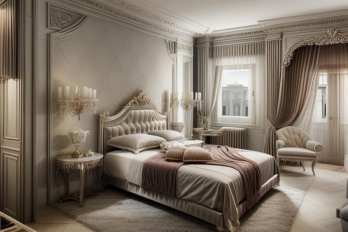 Neoclassic Bedroom Design Ideas example