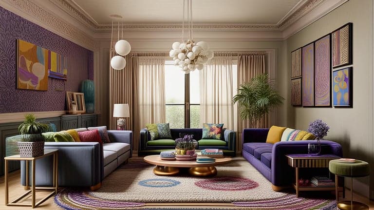 Eclectic Living Room Design Ideas example 5