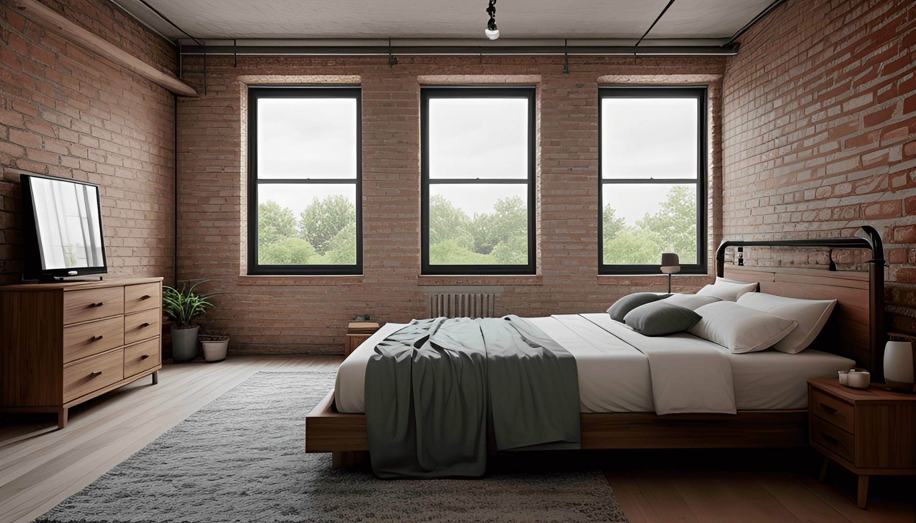 Industrial Bedroom Design Ideas example 3