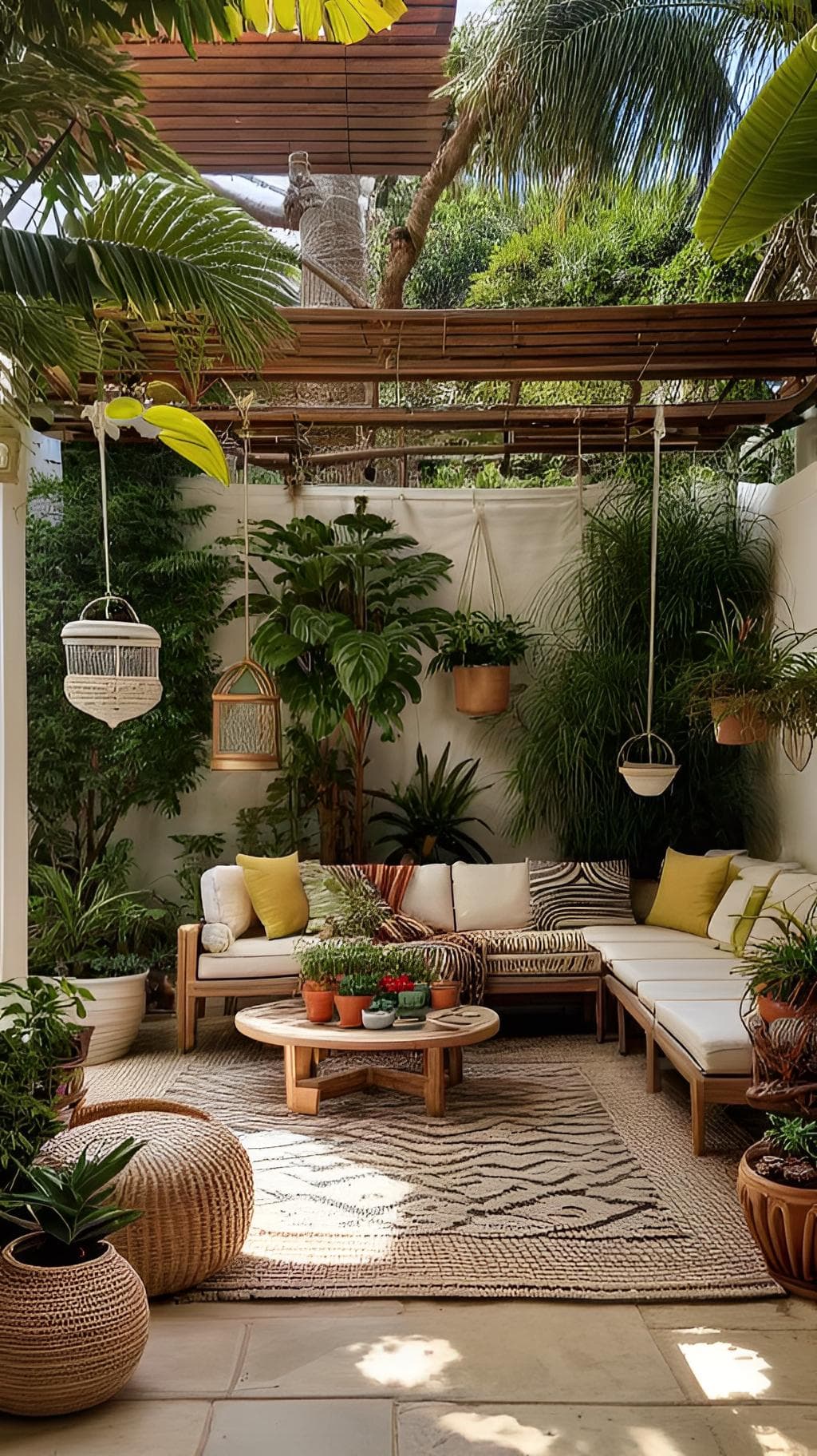 Bohemian Outdoor Patio Design Ideas example 2