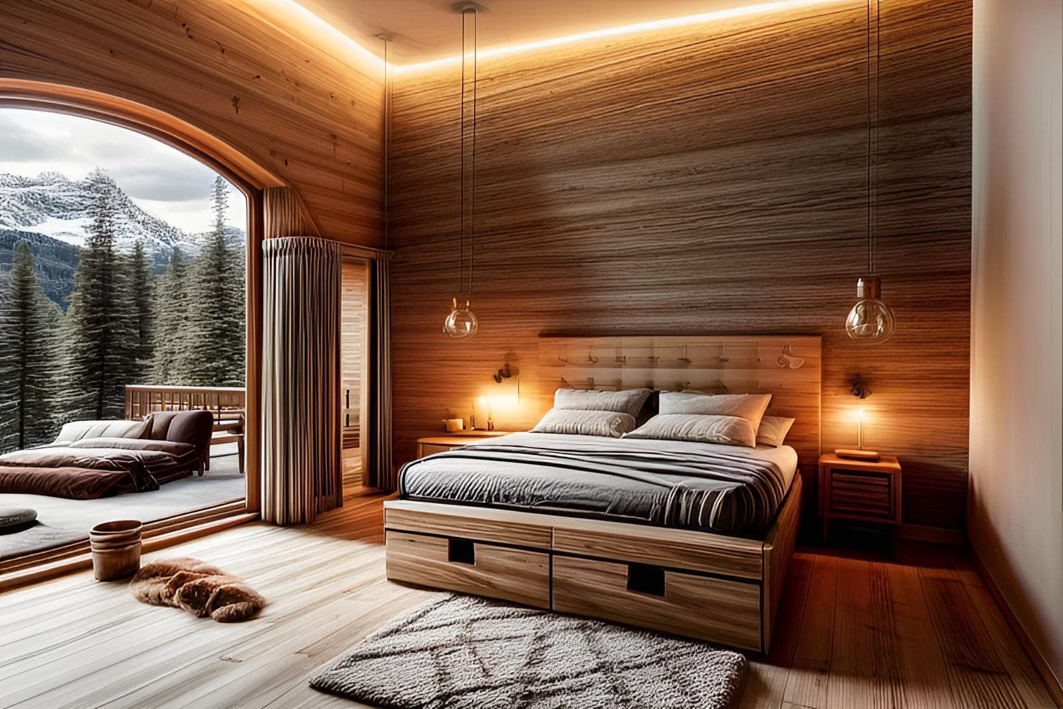 Ski Chalet Bedroom Design Ideas example 10