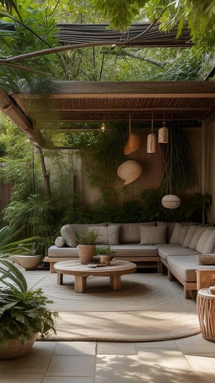 Japandi Outdoor Patio Design Ideas example