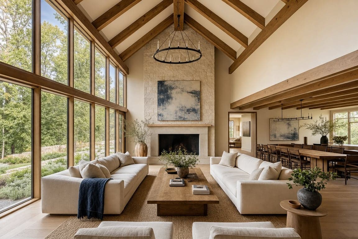 Industrial Great Room design inspiration