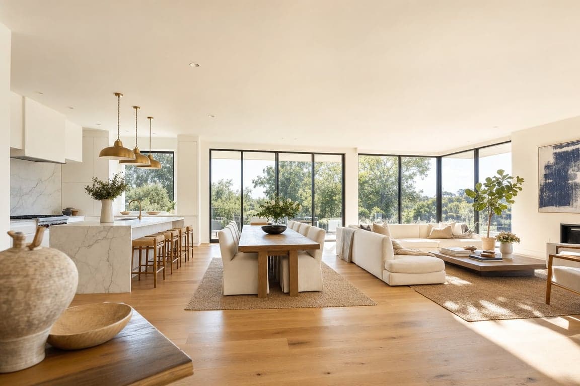 Modern Open Concept Space design inspiration