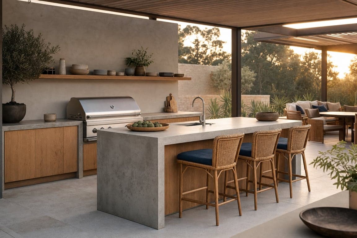 Bohemian Outdoor Kitchen design inspiration